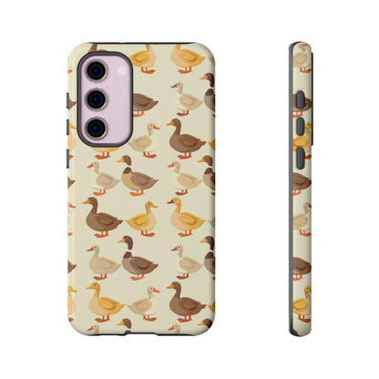 Yellow Brown Ducks Tough Case