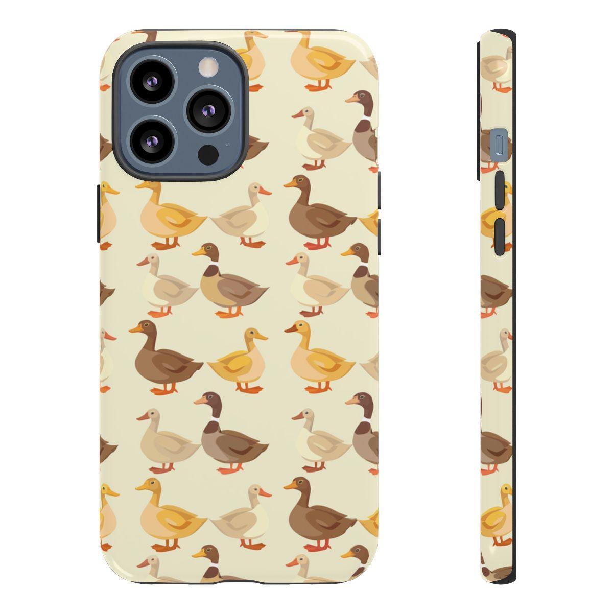Yellow Brown Ducks Tough Case