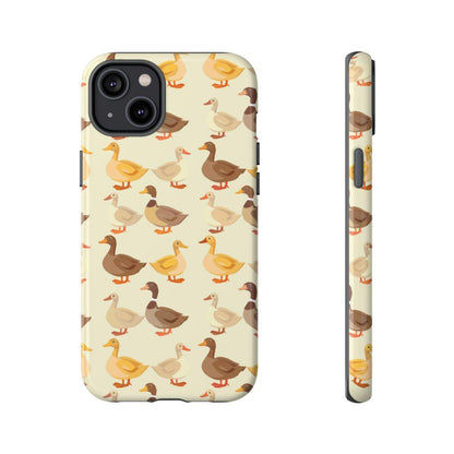 Yellow Brown Ducks Tough Case