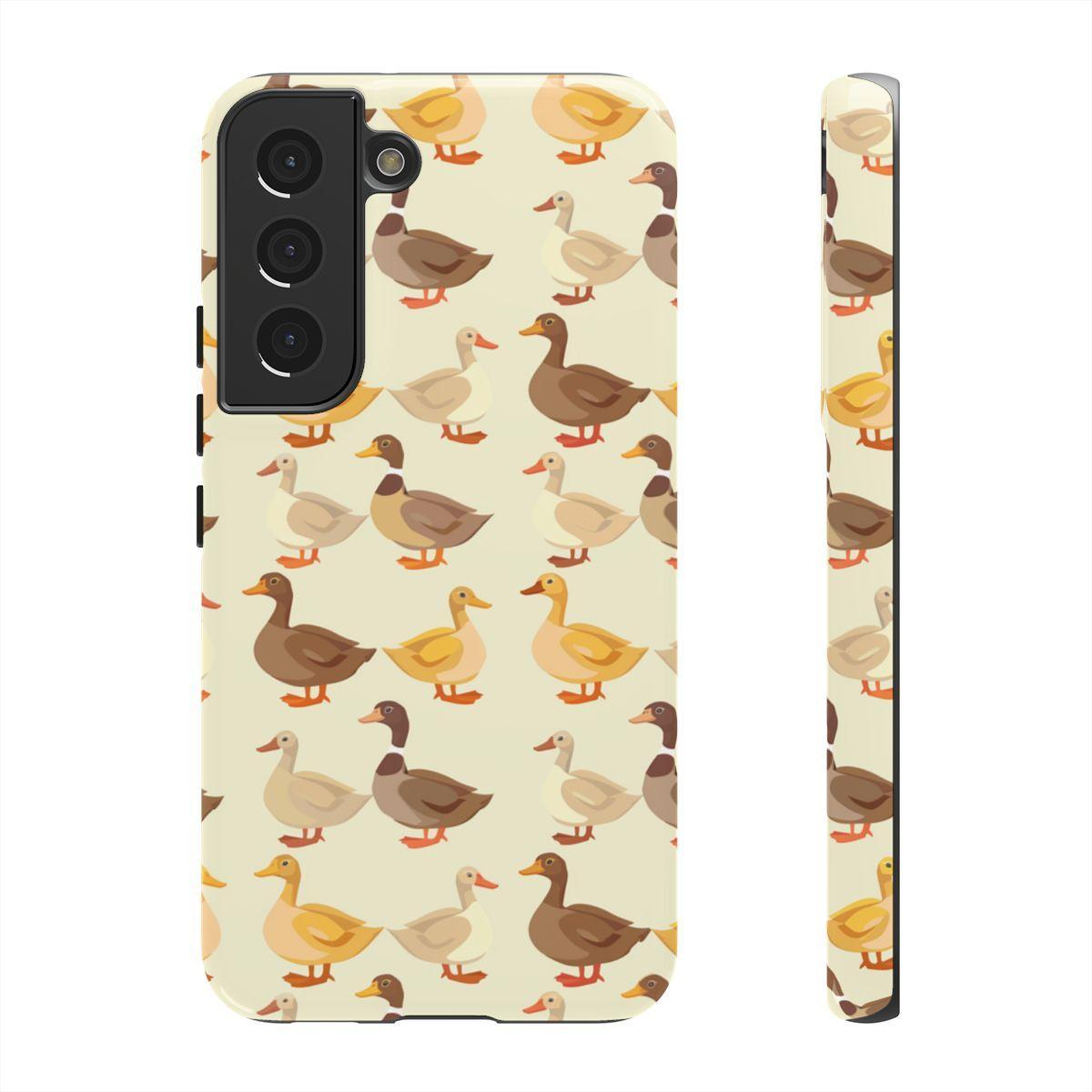 Yellow Brown Ducks Tough Case