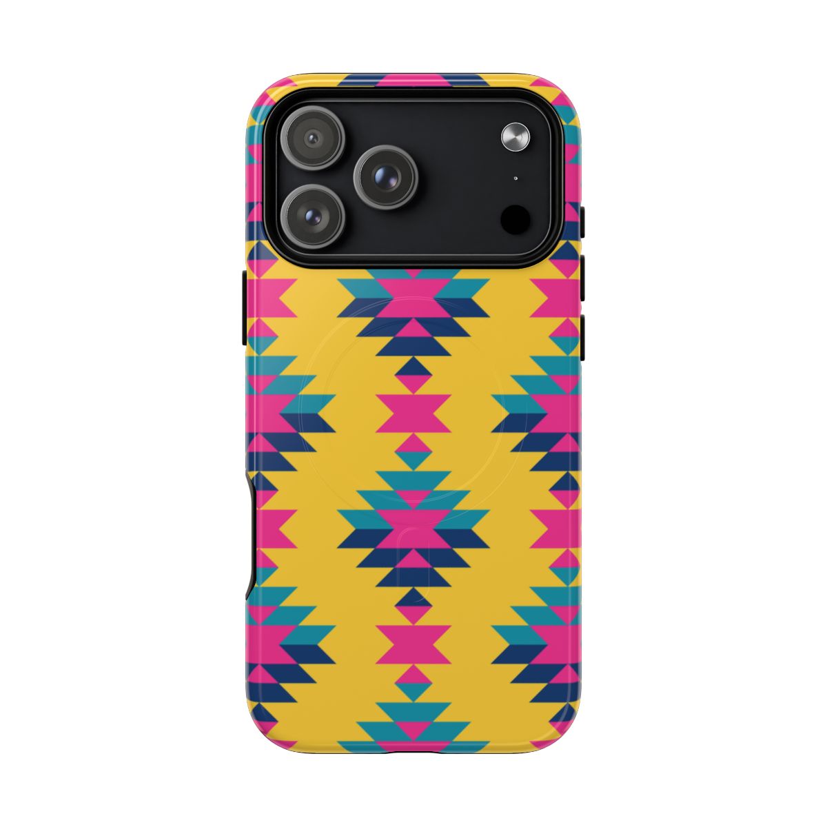 Yellow Pink Aztec Magnetic Case