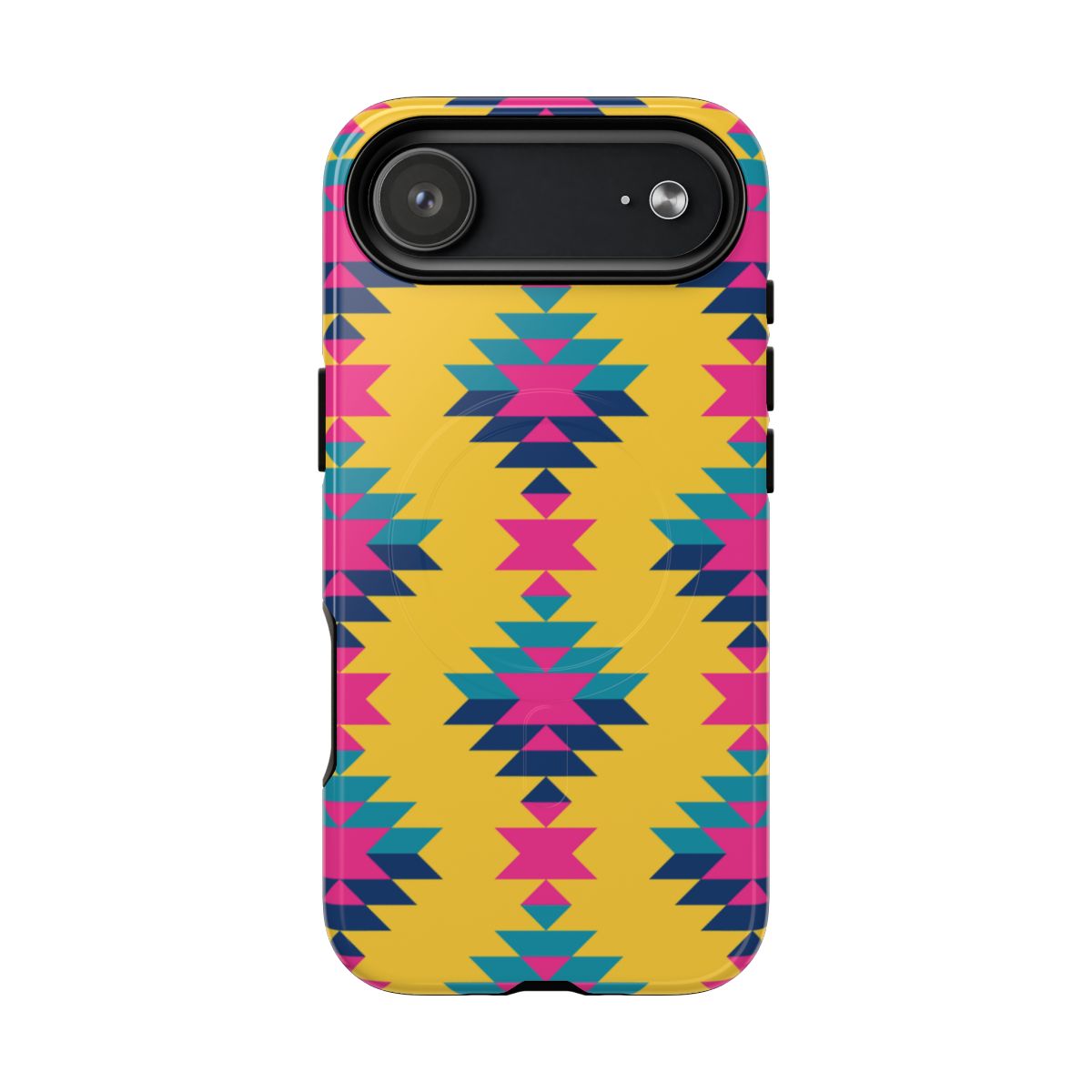 Yellow Pink Aztec Magnetic Case