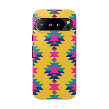 Yellow Pink Aztec Tough Case