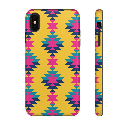 Yellow Pink Aztec Tough Case