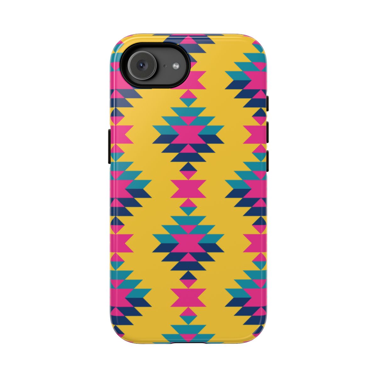 Yellow Pink Aztec Tough Case - iPhone 16e