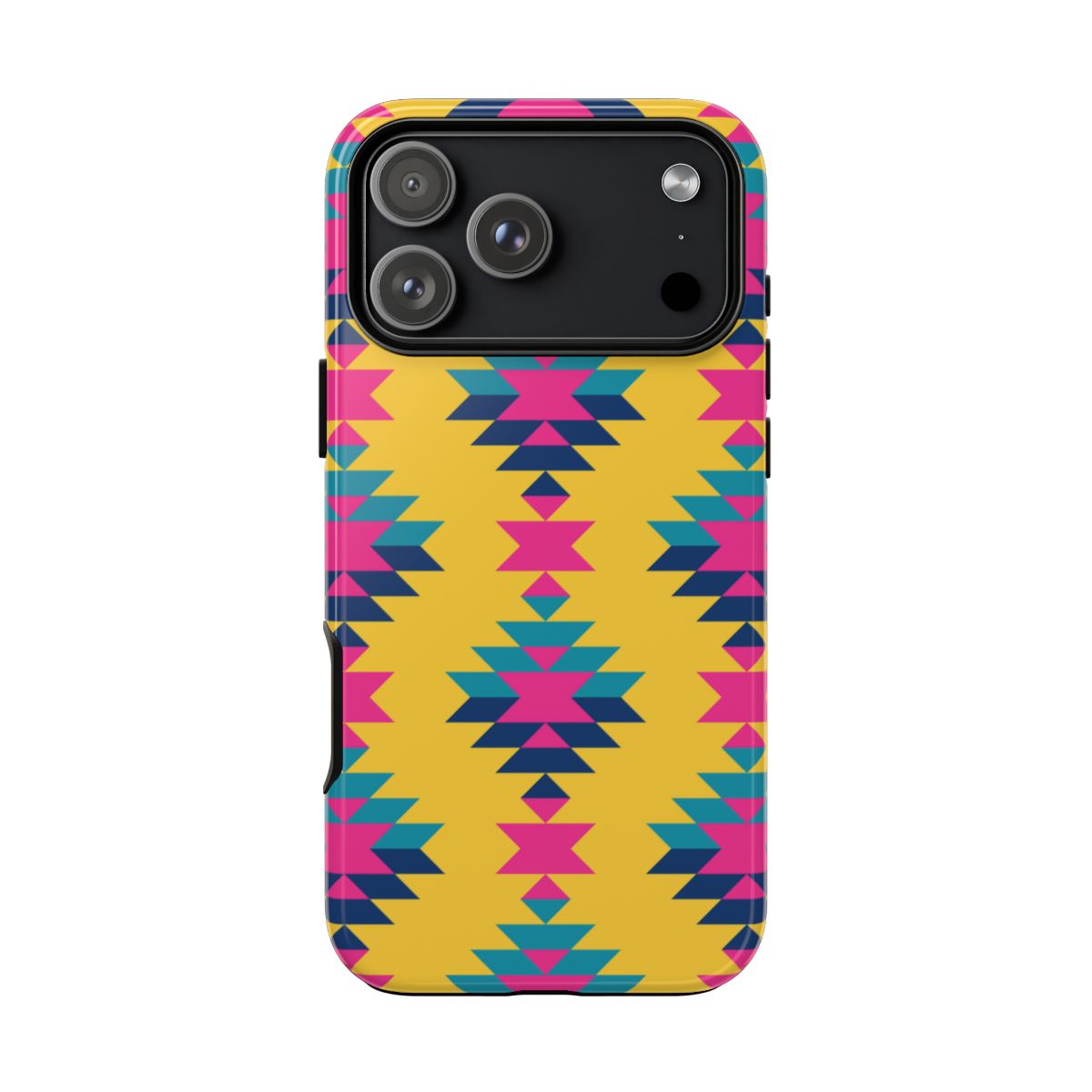 Yellow Pink Aztec Tough Case - iPhone 18 Pro Max