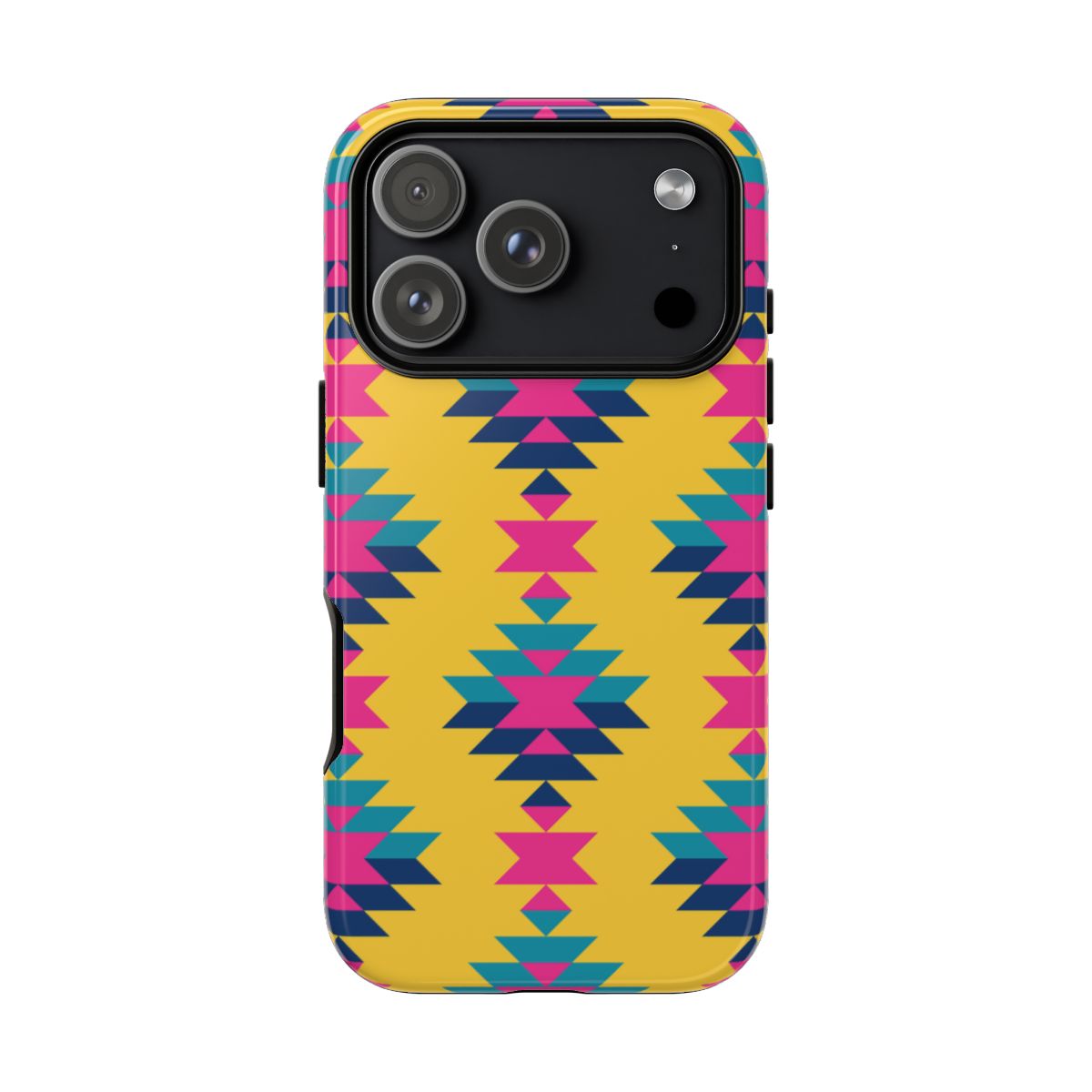 Yellow Pink Aztec Tough Case - iPhone 18 Pro