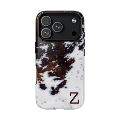 Cowhide Monogram Magnetic Case