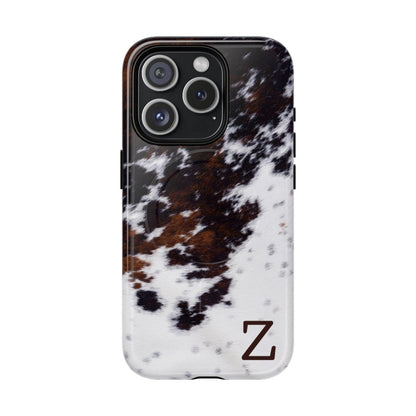 Cowhide Monogram Magnetic Case
