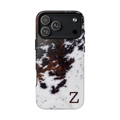 Cowhide Monogram Magnetic Case