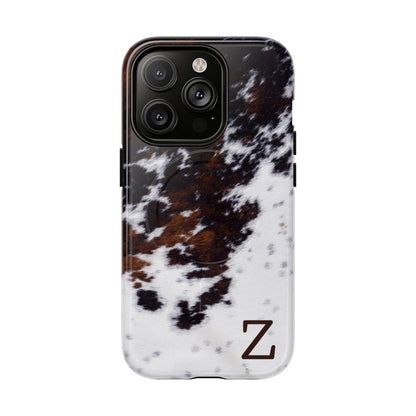 Cowhide Monogram Magnetic Case